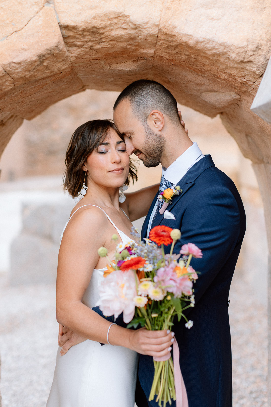 fotografia de boda en puerto de cartagena restaurante licor 43
